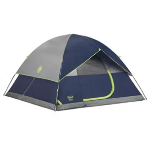 Coleman Sundome Camping Tent, 2 Person Dome Tent with Easy Setup, Included Rainfly and WeatherTec Floor